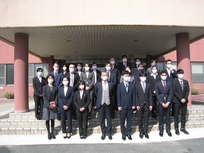 4月1日　23名の新入社員を迎えました